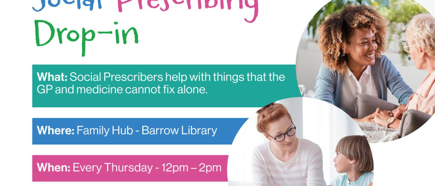 Social Prescribing drop in poster