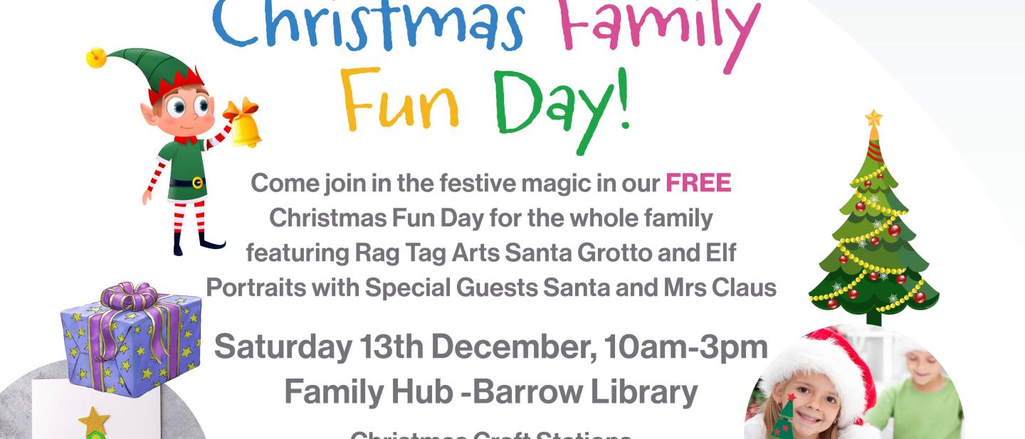 Christmas fun day poster