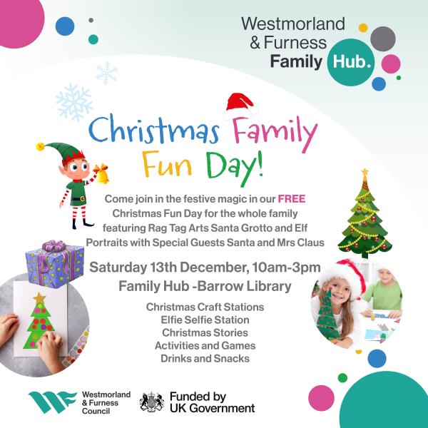 Christmas fun day poster